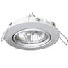 KIT HALOGEN ECO 50W WT d83(d72)x100 белая эмаль поворотный+лампа+транс OSRAM - фото 76440