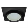 Светильник встраиваемый Feron DL505 потолочный GX53 черный квадрат IP44 - фото 77155