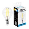 Лампа светодиодная Feron LB-511 Шарик E14 11W 230V 6400K - фото 79104