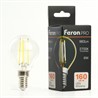 Лампа светодиодная Feron.PRO LB-1706 Шарик E14 960LM 6W 175-265V 2700K - фото 80927