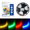 Лента светодиодная, 120SMD(4040)/м 14.4Вт/м 24V 5000*13*13мм RGB, IP68, неоновая LS551 FERON - фото 88842