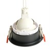 Светильник встраиваемый Feron DL3102 потолочный MR16 G5.3  черный + белый - фото 88924