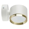 Светильник  настенный Feron HL4598  Barrel DUET 12W, 230V,GX53, белый + золото IP20 - фото 89442