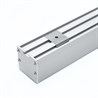 Профиль алюминиевый накладной "Линии света" с крепежами, серебро, CAB256 - фото 89701