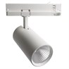Светодиодный светильник Feron AL147 трековый на шинопровод 20W 4000K 35 градусов белый, 3х фазный - фото 90212