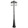 Светильник садово-парковый Feron PL768,  столб 2*60W 230V E27, черный - фото 90615