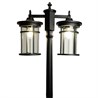 Светильник садово-парковый Feron PL768,  столб 2*60W 230V E27, черный - фото 90617