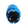 Вилка угловая с/з STEKKER, RPG16-21-442 (В 16-002), каучук, 250В, 16A, IP44, синий - фото 91370