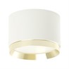 Светильник потолочный Feron Barrel DUET HL459  12W, 230V,GX53, белый + золото IP20 - фото 94374
