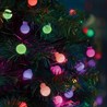 Светодиодная гирлянда Feron CL585 Мультишарики 12м 230V мультиколор, c питанием от сети, черный шнур - фото 94890