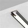 Профиль алюминиевый накладной, черный, CAB262 - фото 96540