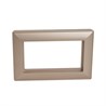 Рамка  2-местная (без перемычки),  пластик, STEKKER, PFR00-7012-02, серия Катрин, шампань - фото 96616