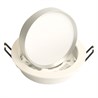 Светильник встраиваемый Feron DL507 потолочный GX53 белый + серебро круг - фото 97655