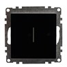Выключатель 1-клавишный сенсорный (механизм) 250В, 2,5А, серия Катрин, черный - фото 97913
