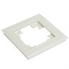 Рамка 1-местная для сенсорных механизмов, подсветки, стекло, STEKKER, GFR00-7001-01S, серия Катрин, белый - фото 97922