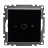 Выключатель диммирующий сенсорный (механизм) 250В, 150W, серия Катрин, черный - фото 97945