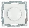Выключатель диммирующий TRIAC(механизм), STEKKER GLS10-7106-01, 250V, 500W, серия Катрин, белый - фото 98192