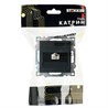 Розетка компьютерная 1-местная RJ-45 (механизм), STEKKER GLS00-7107-05, серия Катрин, черный - фото 98243