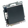 Переключатель 1-клавишный (механизм), STEKKER GLS10-7105-05, 250V, 10А, серия Катрин, черный - фото 98281