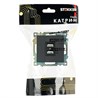 Розетка USB 2-местная (механизм), STEKKER GLS10-7115-05, 250B, 2,1А, серия Катрин, черный - фото 98291