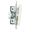 Выключатель 3-клавишный (механизм), STEKKER GLS10-7108-01, 250V, 10А, серия Катрин, белый - фото 98395