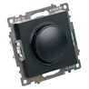 Выключатель диммирующий (механизм), STEKKER GLS10-7106-05, 250V, 500W, серия Катрин, черный - фото 98420
