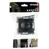 Выключатель диммирующий (механизм), STEKKER GLS10-7106-05, 250V, 500W, серия Катрин, черный - фото 98424