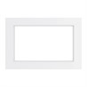 Рамка 2-местная (без перемычки), стекло, STEKKER, GFR00-7012-01, серия Катрин, белый - фото 98762