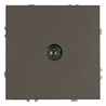 Розетка телевизионная 1-местная (механизм), STEKKER, 75 Ом, 5-862МГц, серия Эмили, RST00-5108-09, антрацит, soft touch - фото 98972