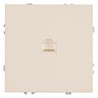 Розетка компьютерная 1-местная RJ-45 (механизм), серия Эмили, RST00-5117-08, кашемир, soft touch - фото 99049