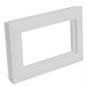 Рамка  2-местная (без перемычки),  пластик, STEKKER, PFR00-7012-01, серия Катрин, белый - фото 99440