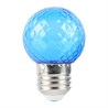 Лампа светодиодная Feron LB-385 Шарик синий прозрачный E27 1W 230V - фото 99631